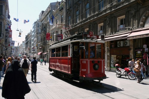 Tranvia en Estambul